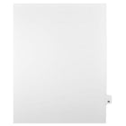 Mark Maker – Onglets séparateurs juridiques blancs, 1/25 onglets, format lettre, sans trous, numéro 96, 25/paquet-Onglets séparateurs blancs, 1/25 onglets