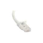 StarTech  Câble de raccordement sans crochet N6PATCH100WH Cat 6, 100 pi, blanc-Connecteur mâle RJ-45 aux deux extrémités pour une connectivité réseau fiable