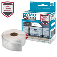 DYMO – Étiquettes durables LW pour étiqueteuses LabelWriter, poly blanc, 1 po x 3 1/2 po, rouleau de 100-100 étiquettes par cartouche ; l'étiquette mesure 1,0 po de largeur