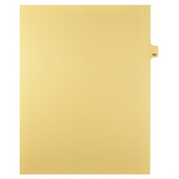 Markmaker - Intercalaires imprimes Legal, Chamois, 1/25th coupe, format lettre, sans trous, 25 tabs/PQT, 5 PQT/Boite, Numero 182-Intercalaires imprimes Legal