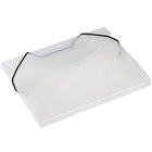 JAM Paper  - Étui pour fiches et CD avec fermeture à élastique, 5 1/2 x 7 1/2 x 3/8 po, transparent, paquet de 4-Matériau : plastique