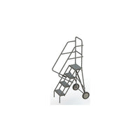 Échelles roulantes Roll & Fold, Matériau du cadre - Acier, Nbre de marches - 4, Hauteur de la plateforme - 40", Profondeur de-1