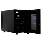 Koolatron - Cellier à vin thermoélectrique pour 6 bouteilles - Noir-Forme compacte s'adapte facilement sur un comptoir ou un bar à la maison