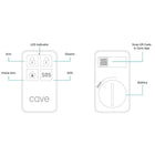 Veho – Télécommande sans fil Cave-Cave est un système sans fil, facile à configurer et à utiliser