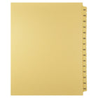 Markmaker - Serie des Intercalaires imprimes Legal, Chamois, 1/15th coupe, format lettre, sans trous, Numero 181 - 195-Chamois