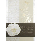 Rosedale Gold – Cartes de sympathie et enveloppes, 5 1/2 x 8 po, 6/paquet (19945)-Imprimé sur du papier cartonné non couché de haute qualité