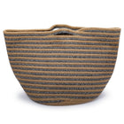 Truu Design - Panier de rangement avec poignées, 14.75 x 17"-Matière: Fait en coton naturel de haute qualité, sans danger pour les enfants