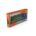 SteelSeries - Apex 3 TKL Clavier de jeu silencieux RVB résistant à l'eau-Compatible avec Windows, Mac OS X, Xbox et PlayStation