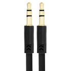 Exian - Câble auxiliaire plat, 1 m, noir-Les câbles micro USB sont utilisées pour toutes sortes d’appareils.