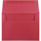 JAM Paper Enveloppe Stardream A6 à effet métallique, rouge Jupiter, 50/pqt-Intérieur vierge où écrire un mot personnalisé