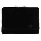 Housse de Protection Ordinateur, suède, Vangoddy Pochette PC Portable Ultrabook Sacoche Laptop Compatible 15,6 po, Noir-Le compartiment arrière zippé est idéal pour contenir des accessoires