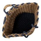 Truu Design - Panier de rangement tressage épais, 14 x 17"-Utilisation: ce panier est un organisateur de rangement supplémentaire pour vos serviettes, linge, magazines, jouets et de nombreux autres articles ménagers