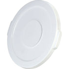 Couvercles Brute ronds, 16 dia. x 1 haut. (po), blanc, 1 lb, paq./5-Dimensions : 16 dia. x 1 haut. (po)