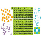 Dowling Magnets Magnet Math Démonstration Magnétique 0 à 120 Graphique, Paquet de 50-Pièces de grand quadrant - pas besoin d'un assemblage fastidieux de nombreuses bandes
