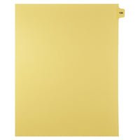 Markmaker - 25 tabs/PQT,5 PQT/Boite, Intercalaires imprimes Legal, Chamois, 1/15th coupe| format lettre, sans trous, Numero 196-Intercalaires imprimes Legal