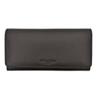 Club Rochelier -  Pochette pour femme avec chéquier et gousset - Noir-Noir - Cuir