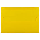 JAM Paper #10 Enveloppes de couleur professionnelles - 4,125" x 9,5" - Jaune recyclé - Paquet de 50-Quantité : 50 enveloppes par paquet