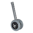 Drive Medical - Roues pour déambulateur bariatrique robuste de 5 pouces, sans extensions de pieds-Veines argent, caoutchouc