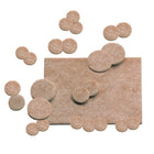 Scratch Guard - Paquet Combine Coussinets de feutre - Beige - paquet de 25-1 chaque; felt pad, 4 chaque; Diamètre de 3/4 po, Diamètre de 1 po, Diamètre de 1 1/2 po