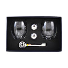 Splash - Verres À Whisky Avec 2 Moules À Glaçons Rondes + Pince, Lot De 5-1 Boîte Cadeau