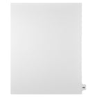 Markmaker - Intercalaires imprimes Legal, Blanc, 1/15th coupe, format lettre, sans trous, 25 tabs/PQT, 5 PQT/Boite, Numero 195-Intercalaires imprimes Legal