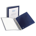 Avery® - Reliure de présentation Flexi-View, 1/2 po, bleu marine-3