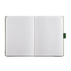 General Supply Goods + Co – Cahier à Couverture Rigide PU – Ligné – 256 Feuilles – Vert-8 long. x 5,65 larg. (po) Portrait