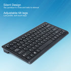 Clavier et souris sans-fil silencieux Verbatim - Noir-Compatible les plates-formes Windows, macOS, Chrome et Linux