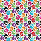 Papier d’emballage pour enfants, 2 feuilles, squelette rose, 12/paquet-Squelette rose