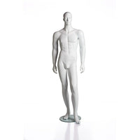 Mannequin homme adulte de la collection RP, blanc mat-Mannequin homme adulte