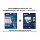 Avery - Étiquettes rectangulaires blaches avec Easy Peel, 2/3 po x 1-3/4 po, Paquet de 1500 (5195)-60 étiquettes par feuille