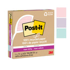 Post-it - Feuillets super collants - 4 po x 4 po - Collection Wanderlust Pastels - 70 feuilles/bloc, 210 feuilles - Paquet de 3-La collection Wanderlust Pastels comprend Givre orchidée, Menthe fraîche et Sel rose
