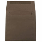 JAM Paper Enveloppes carrées de 6,5 x 6,5 po, brun chocolat, 25/paquet (227912746)-Enveloppes en papier brun
