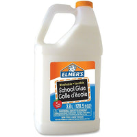 Colle lavable Elmer’s School, 3,8 L-La formule brevetée No-Run d’Elmer’s maintient la colle à l’endroit où elle est appliquée