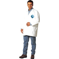 Vêtement de protection Tyvek, sarrau de laboratoire , SAV173, 12/paquet-SARRAU DE LABORATOIRE, boutons-pression, 2 pochettes, collet