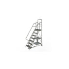 Tri-Arc – Échelle roulante pour la cueillette de marchandise, 24 x 70 po, 7 paliers, strié (KDSP107242)-Matériau du cadre : Acier