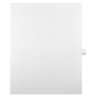 Mark Maker – Onglets séparateurs juridiques blancs, 1/25 onglets, format lettre, sans trous, numéro 114, 25/paquet-Onglets séparateurs blancs, 1/25 onglets