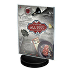 Azar Displays – Porte-affiche vertical à base ronde, 10/paquet (108714)-Dimensions : 11 haut. x 8 1/2 larg. (po)