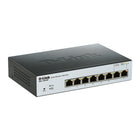 D-Link - Commutateur PoE Gigabit 8 ports géré intelligent remis à neuf-Les ports 1 à 8 prennent en charge 802,3at Power over Ethernet jusqu'à un budget PoE de 64 W