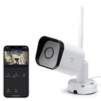 Caméra Wi-Fi Geeni HAWK 3 1080p - Blanc-Sécurité intelligente: surveillez votre maison, votre allée ou votre porte et diffusez des vidéos en direct directement depuis votre téléphone, Alexa ou Google Assistant, protégez votre maison avec le système de caméra de sécurité HAWK 3
