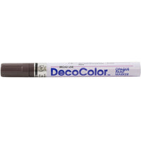 JAM Paper - Marqueur peinture à opaque - Pointe large - Brun foncé (526300DB)-Ces marqueurs à peinture polyvalents peuvent être utilisés pour égayer toute surface ou tout projet! L’encre est permanente et uniforme.