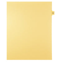 Markmaker - 25 tabs/PQT,5 PQT/Boite, Intercalaires imprimes Legal, Chamois, 1/15th coupe| format lettre, sans trous, Numero 198-Intercalaires imprimes Legal