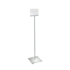 Azar - Stand de support de panneau à deux côtés de piédestal - 7" W x 5,5" H-Vendu en multiples de: 1