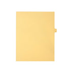 Mark Maker – Onglets séparateurs juridiques beiges, 1/26 onglets, format lettre, sans trous, lettre J, 25/paquet-Onglets séparateurs beiges, 1/26 onglets