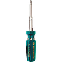Picquic - Tournevis Multimèche The Mariner, 6po Lo, Prise Plastique, paquet de 3-Type de prise Plastique