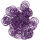JAM PAPER - Trombones Circulaires Colores, Violet, 2 Paquets de 50-Ces trombones colores sont parfaits pour organiser des papiers à la maison, à l'ecole ou au bureau