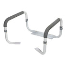 Drive Medical - Rampe de sécurité pour toilettes-Blanc, aluminium