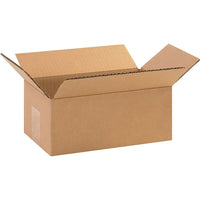 Staples - Boîtes d'expédition - 10 po L x 6 po l x 4 po H - Brun Kraft - Paquet de 25-Brun/ Kraft