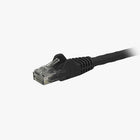 StarTech  Câble de raccordement Ethernet Cat6 avec connecteurs antiaccrochements RJ45, 4 pi, noir (N6PATCH4BK)-Gaine en PVC noire pour vos connexions en codes de couleur