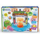 Learning Resources - Beaker Créatures™ Réacteur Liquide Super Lab-Comprend une affiche pleine grandeur exclusive, deux cartes de classification et deux mini-affiches recto-verso